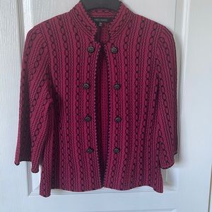 Lightweight Cable Knit 3/4 Cardigan